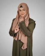 Luxury Cherry Fabric Stylish Burka & Hijab Combo - Image 7