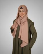 Luxury Cherry Fabric Stylish Burka & Hijab Combo - Image 3