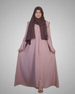 Luxury Cherry Fabric Stylish Burka & Hijab Combo - Image 10