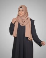 Luxury Cherry Fabric Stylish Burka & Hijab Combo - Image 6